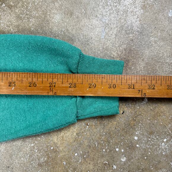 Vintage Jerzees Duck Print Sweatshirt XL Green Cottagecore Animal Graphic USA - Picture 9 of 9